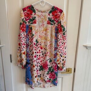 Umgee Floral Tunic Dress